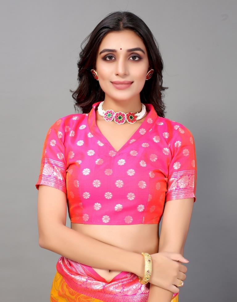 Turmeric Yellow Silk Saree | Sudathi