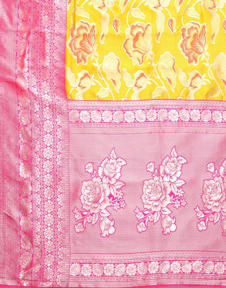 Turmeric Yellow Silk Saree | Sudathi