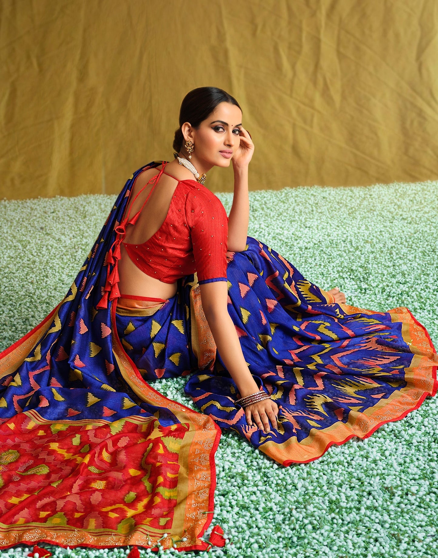 Royal Blue Silk Saree | Sudathi