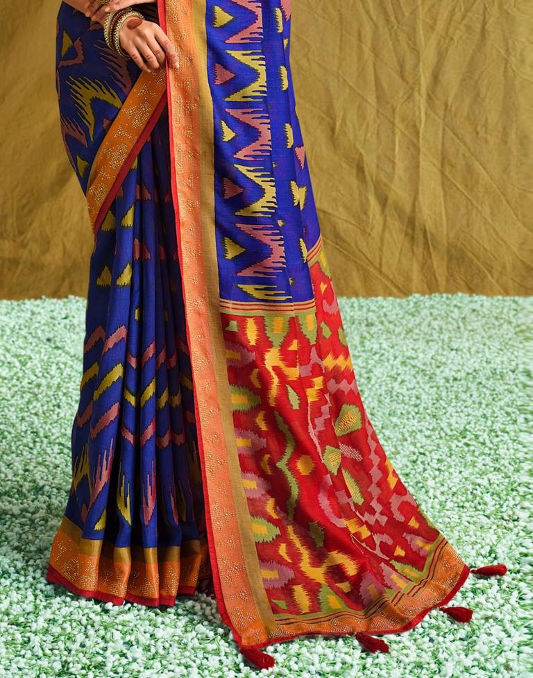 Royal Blue Silk Saree | Sudathi
