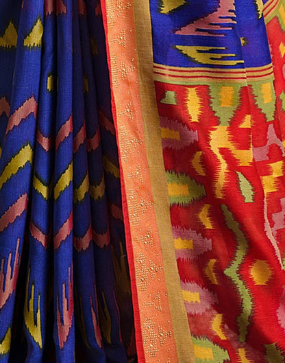 Royal Blue Silk Saree | Sudathi