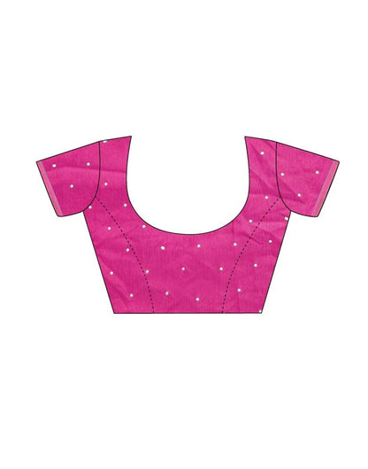 Hot Pink Silk Saree | Sudathi