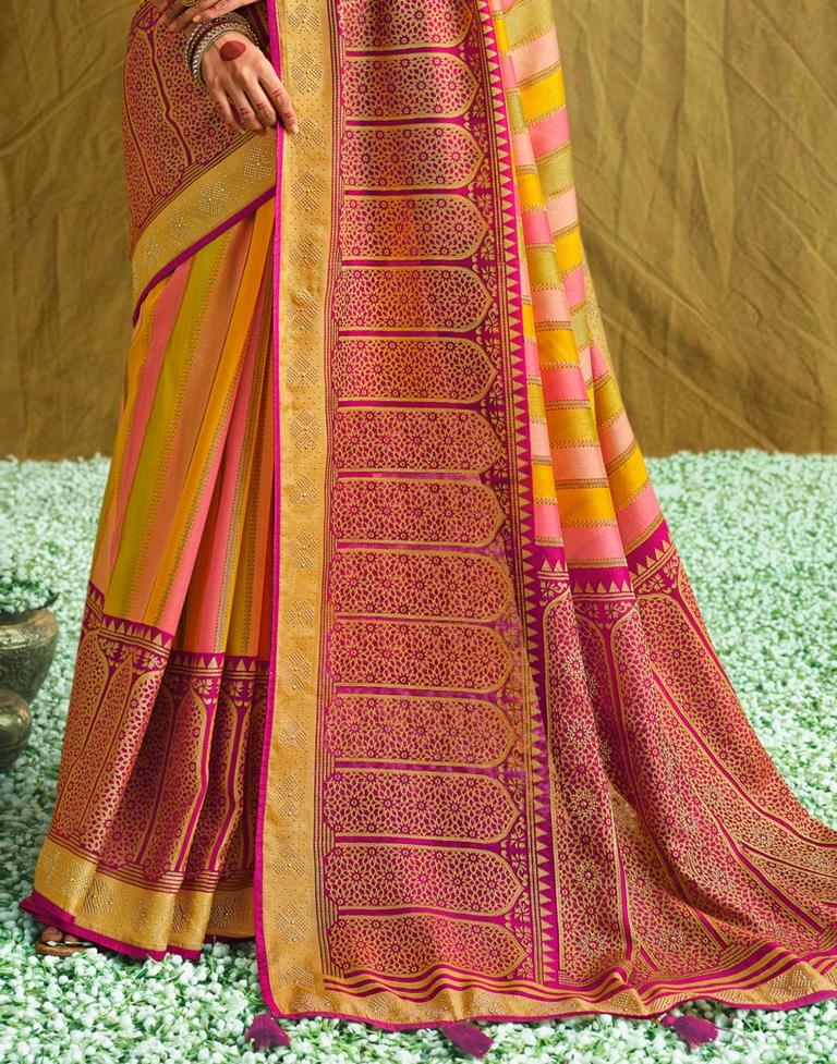 Multicolored Silk Saree | Sudathi