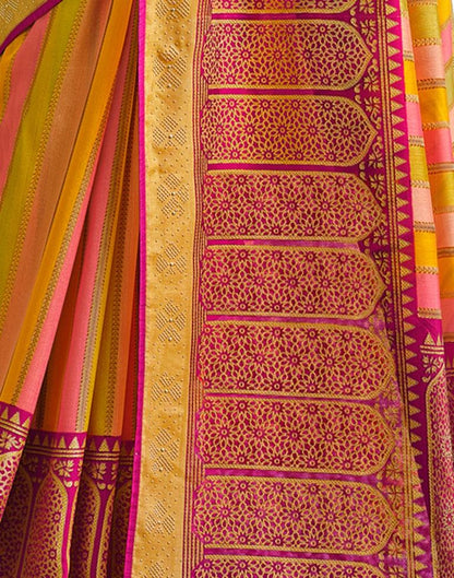 Multicolored Silk Saree | Sudathi