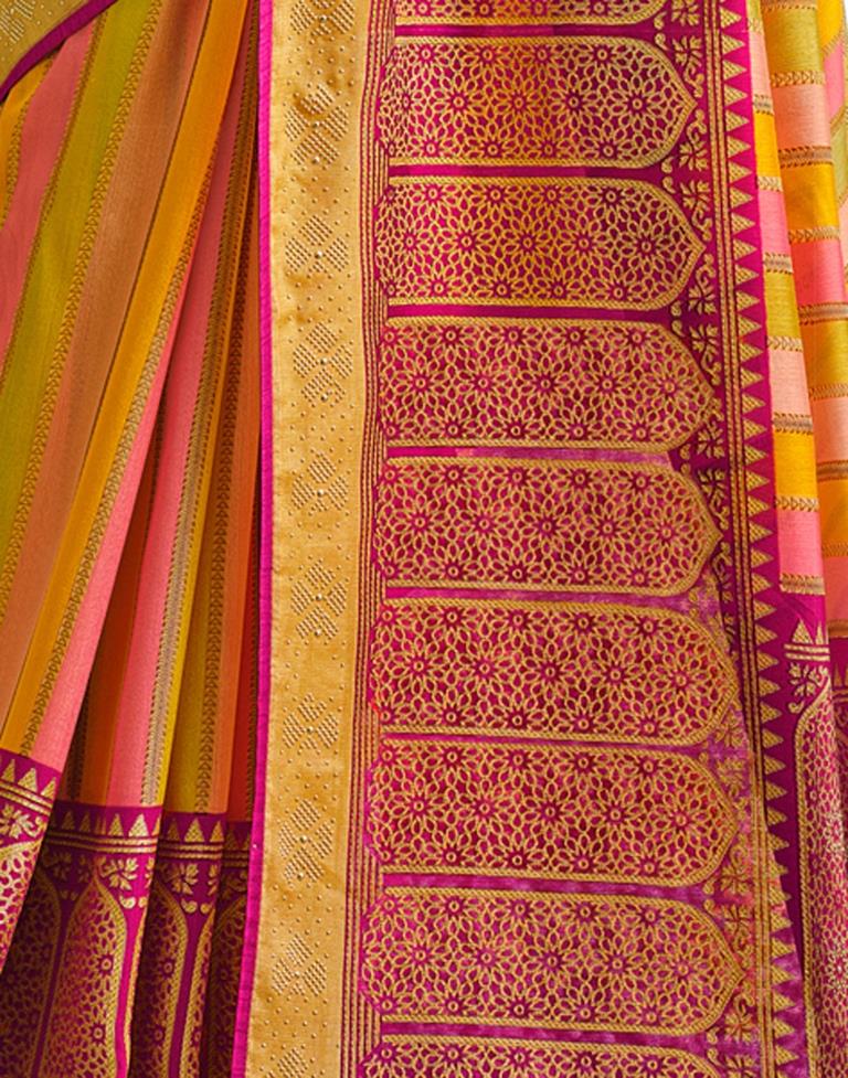 Multicolored Silk Saree | Sudathi