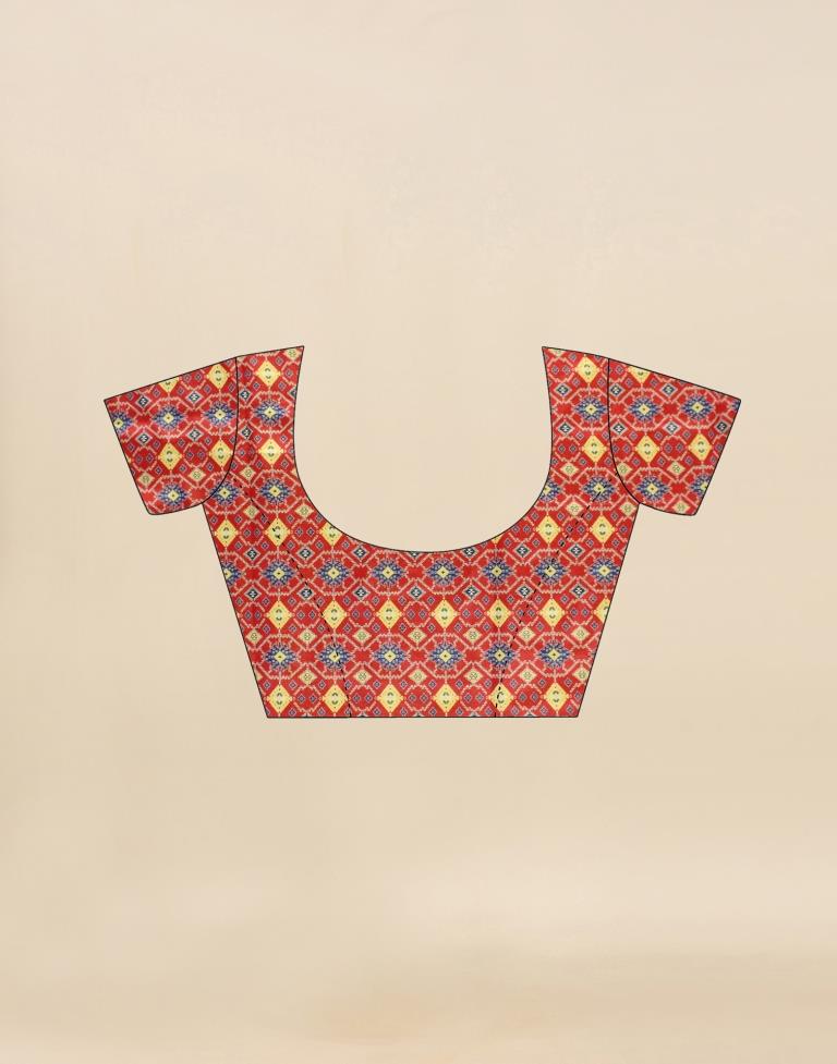 Peach And Yellow Chiffon Saree | Sudathi