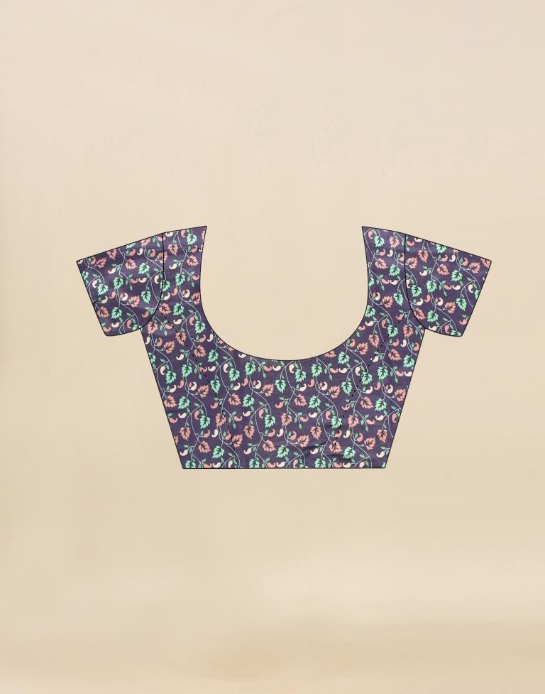 Pista Green And Pink Chiffon Saree | Sudathi