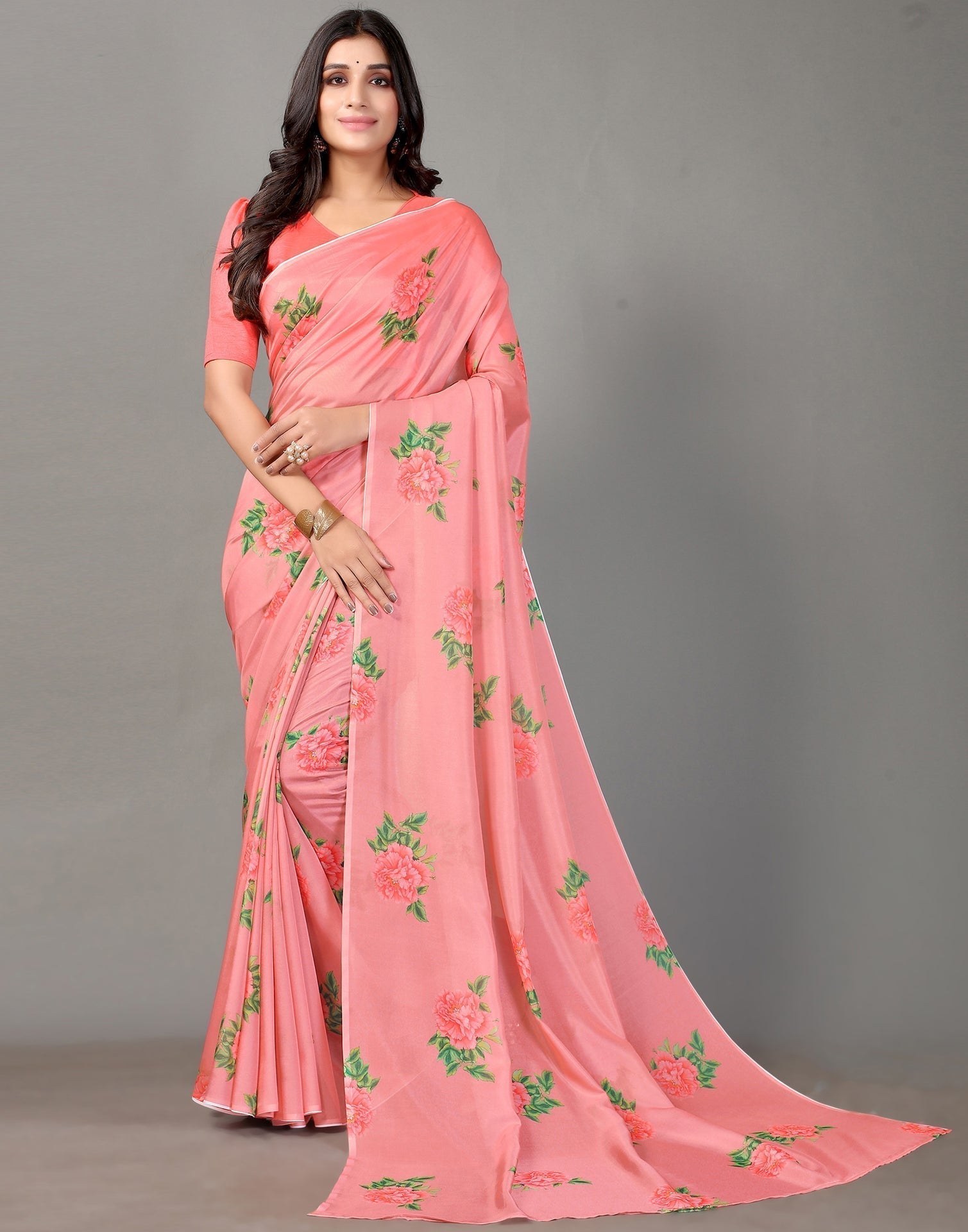 Rose Pink Silk Saree | Sudathi
