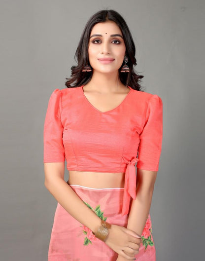 Rose Pink Silk Saree | Sudathi