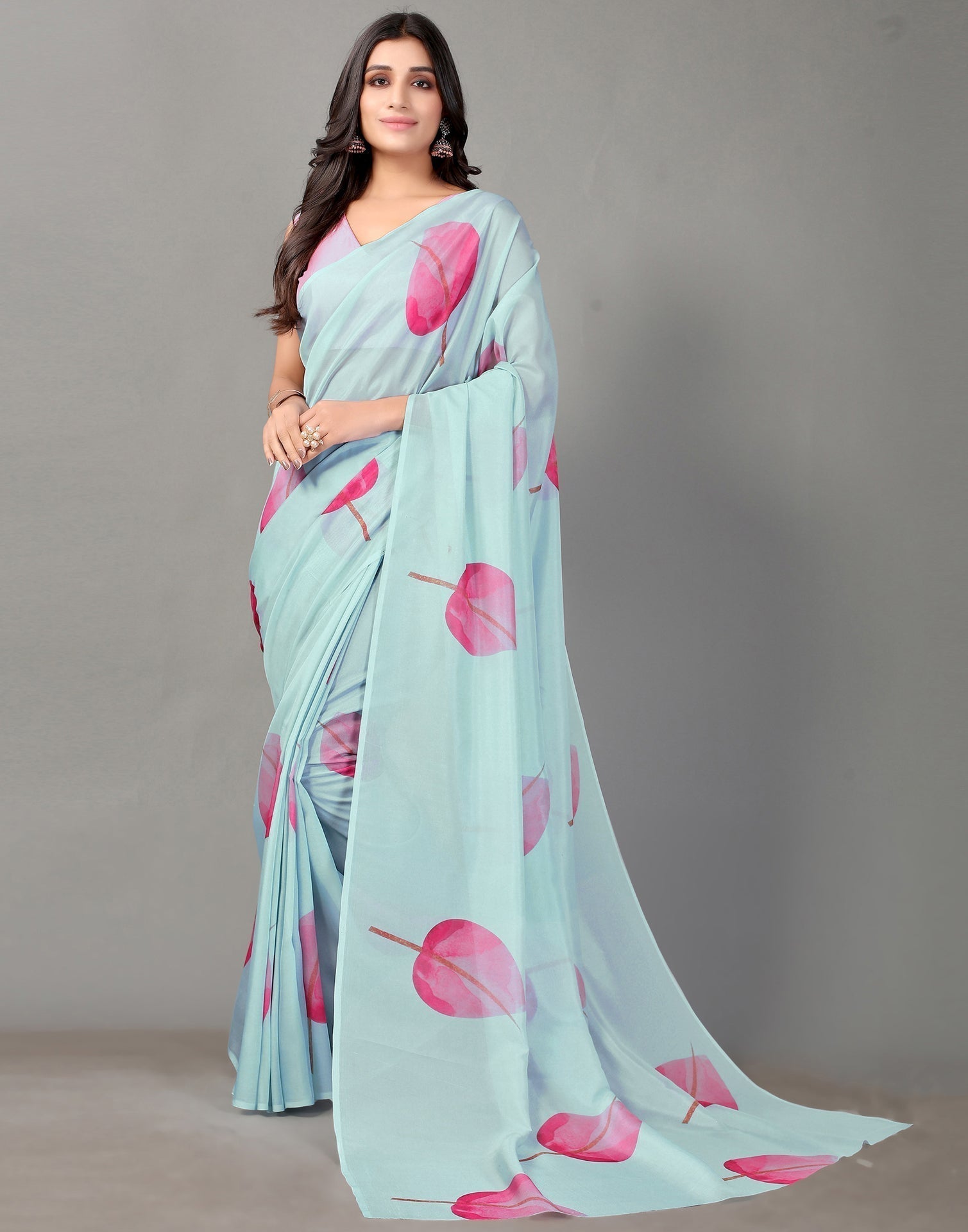 Light Blue Silk Saree | Sudathi