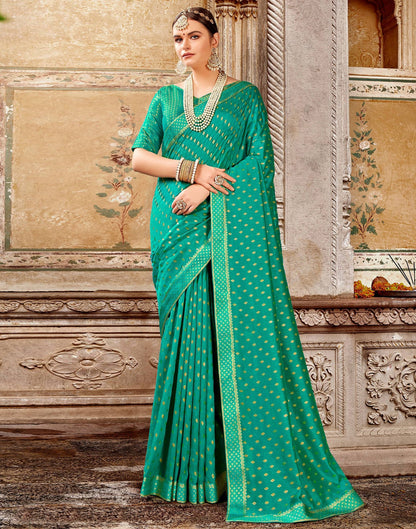Rama Green Silk Saree | Sudathi
