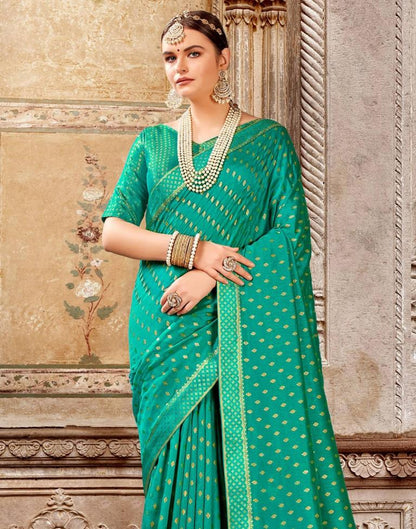 Rama Green Silk Saree | Sudathi