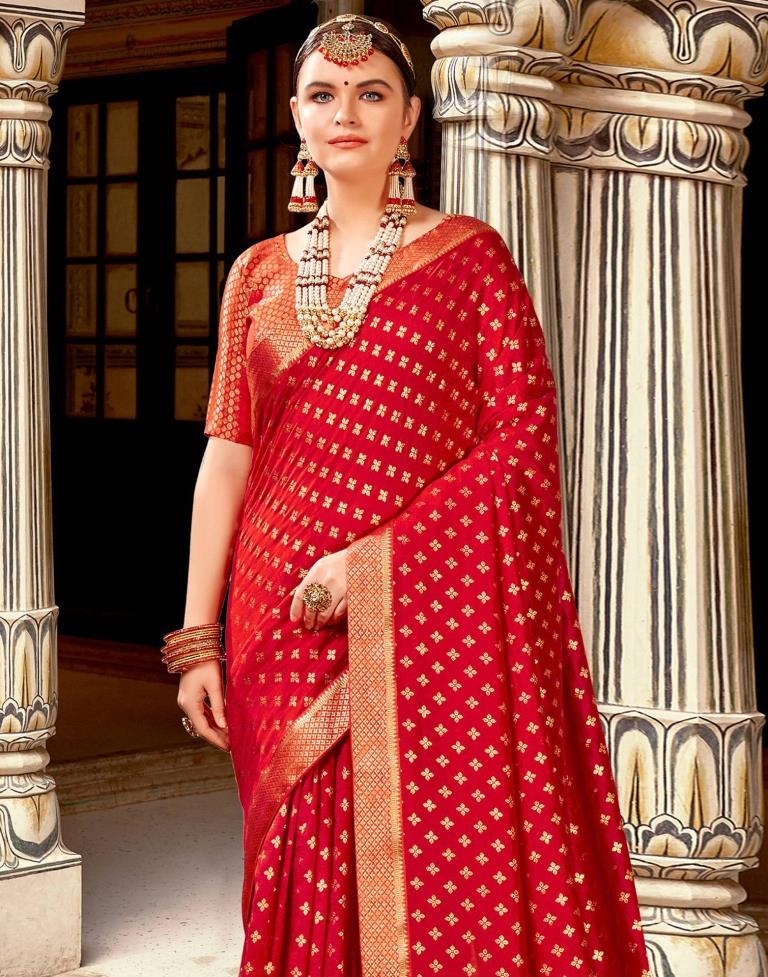Red Silk Saree | Sudathi