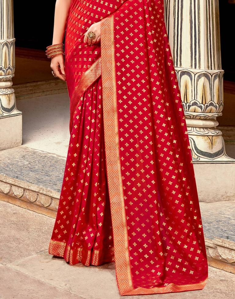 Red Silk Saree | Sudathi