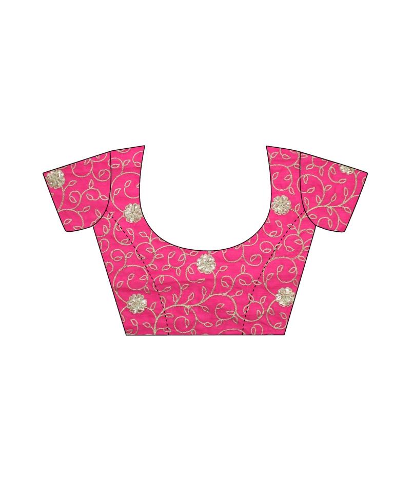 Light Pink And Multicolored Patola Saree | Sudathi