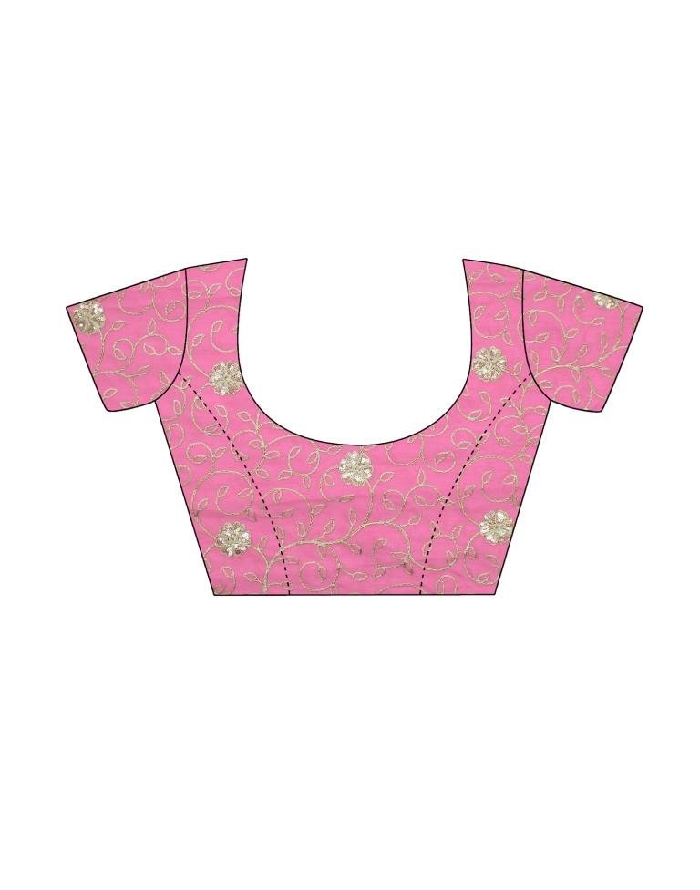 Onion Pink And Multicolored Patola Saree | Sudathi