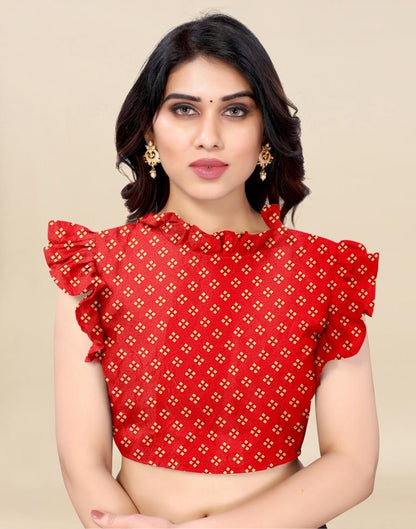 Navy Blue Bandhani Silk Saree