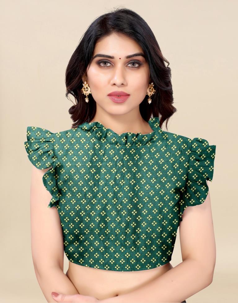 Pink Bandhani Silk Saree