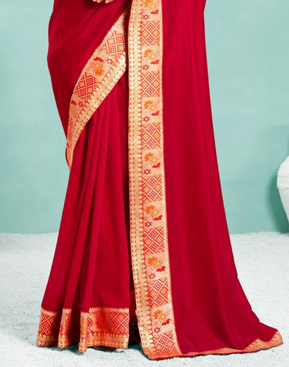 Red Silk Saree | Sudathi