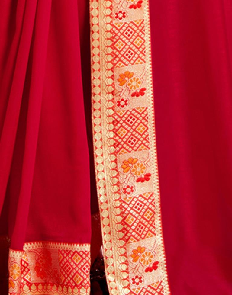 Red Silk Saree | Sudathi