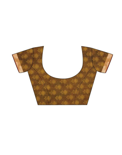 Rust Chiffon Saree | Sudathi