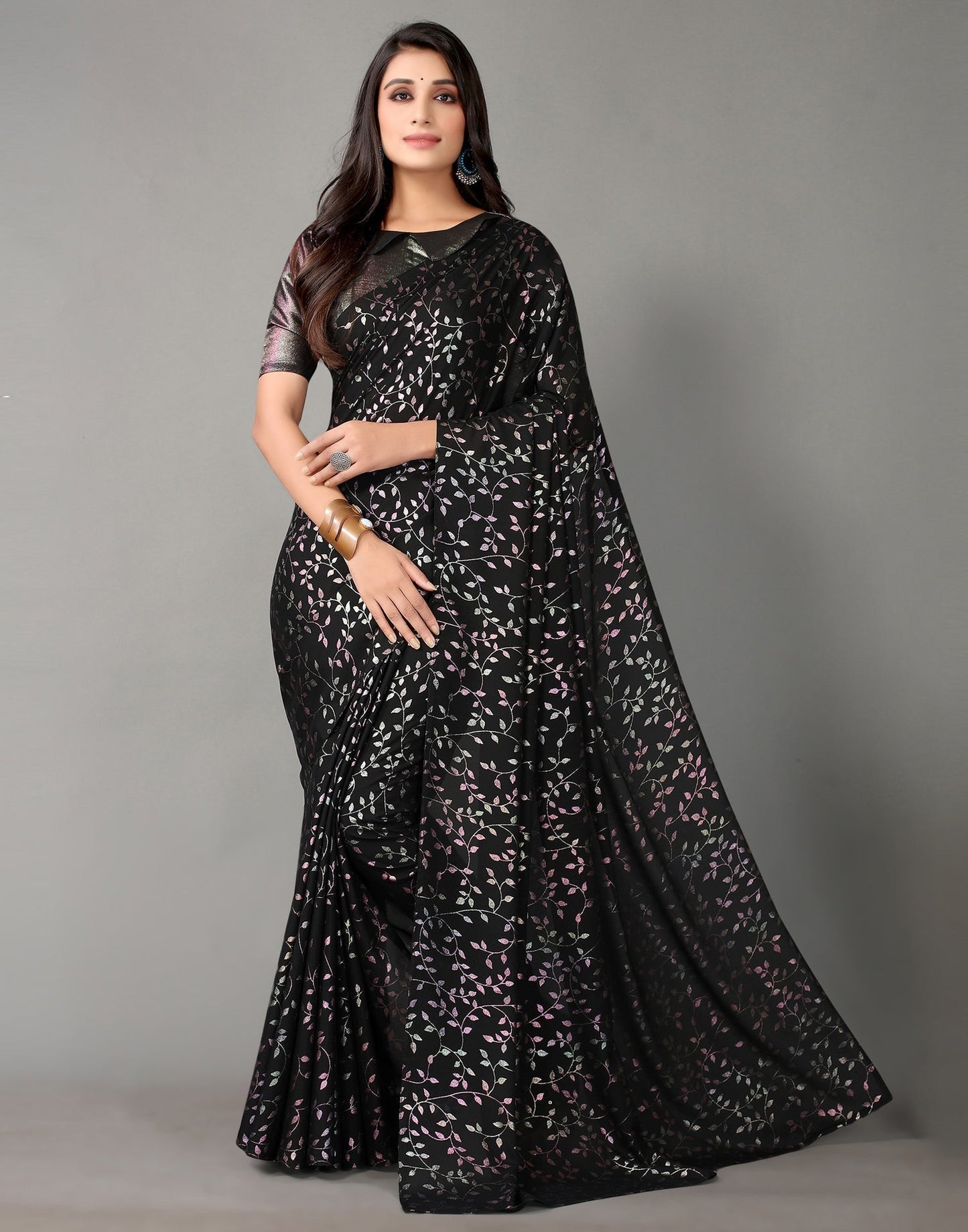 Black Silk Saree | Sudathi