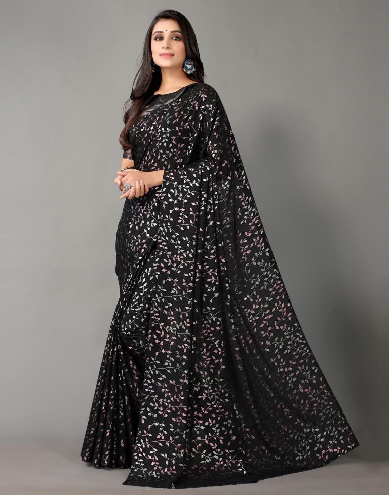 Black Silk Saree | Sudathi