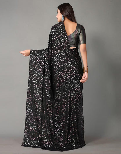 Black Silk Saree | Sudathi