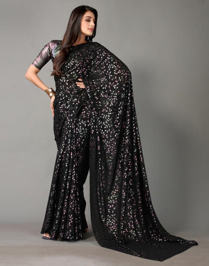 Black Silk Saree | Sudathi