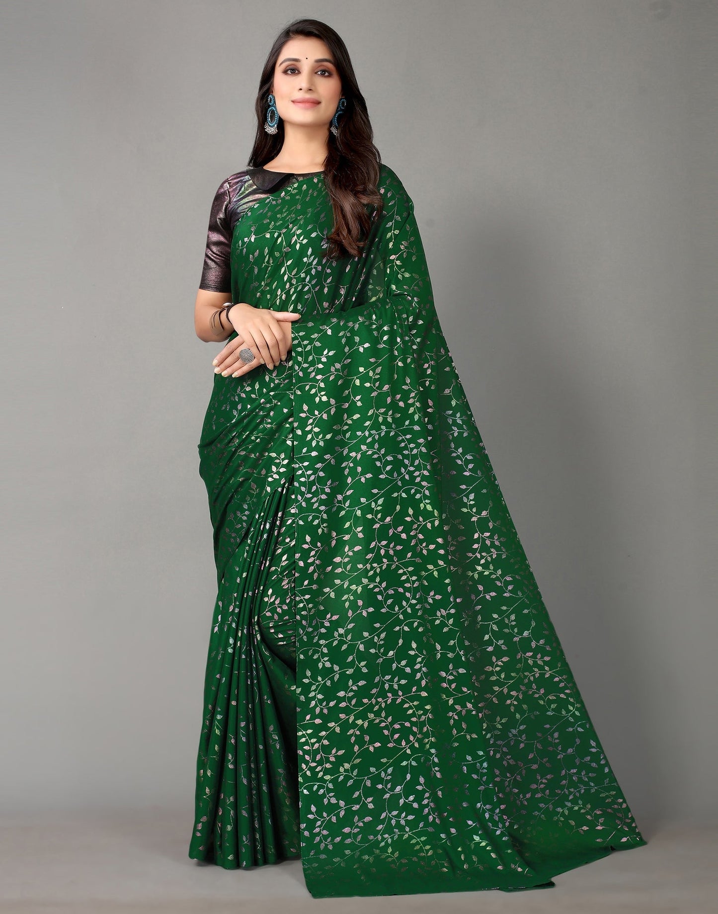 Green Silk Saree | Sudathi
