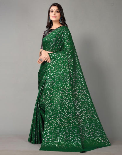 Green Silk Saree | Sudathi