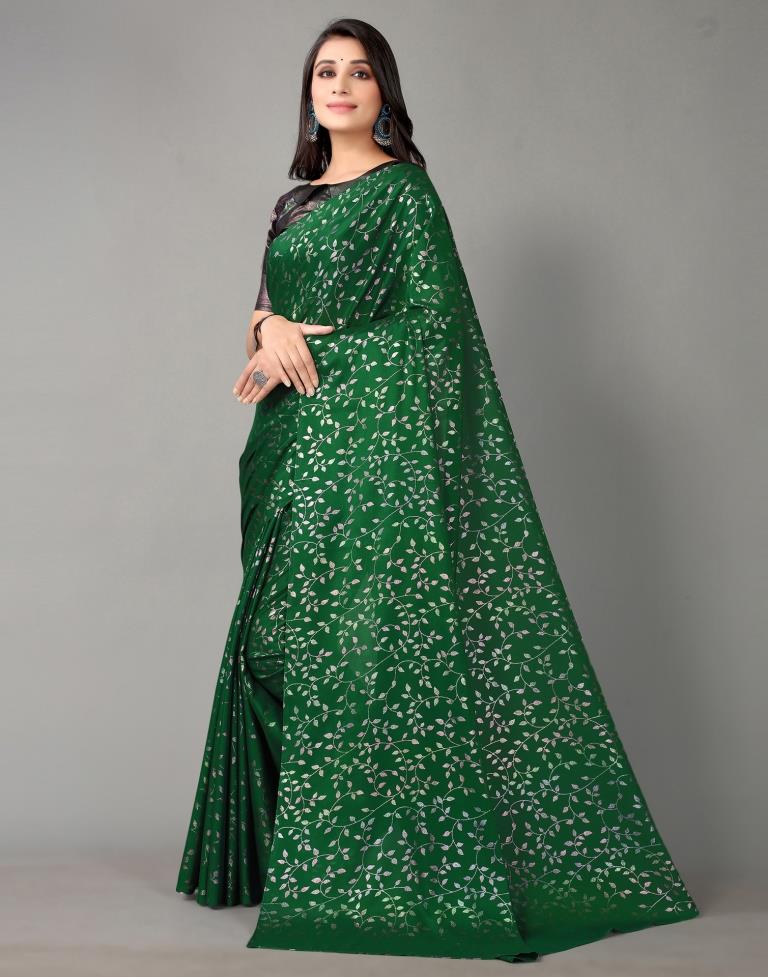 Green Silk Saree | Sudathi