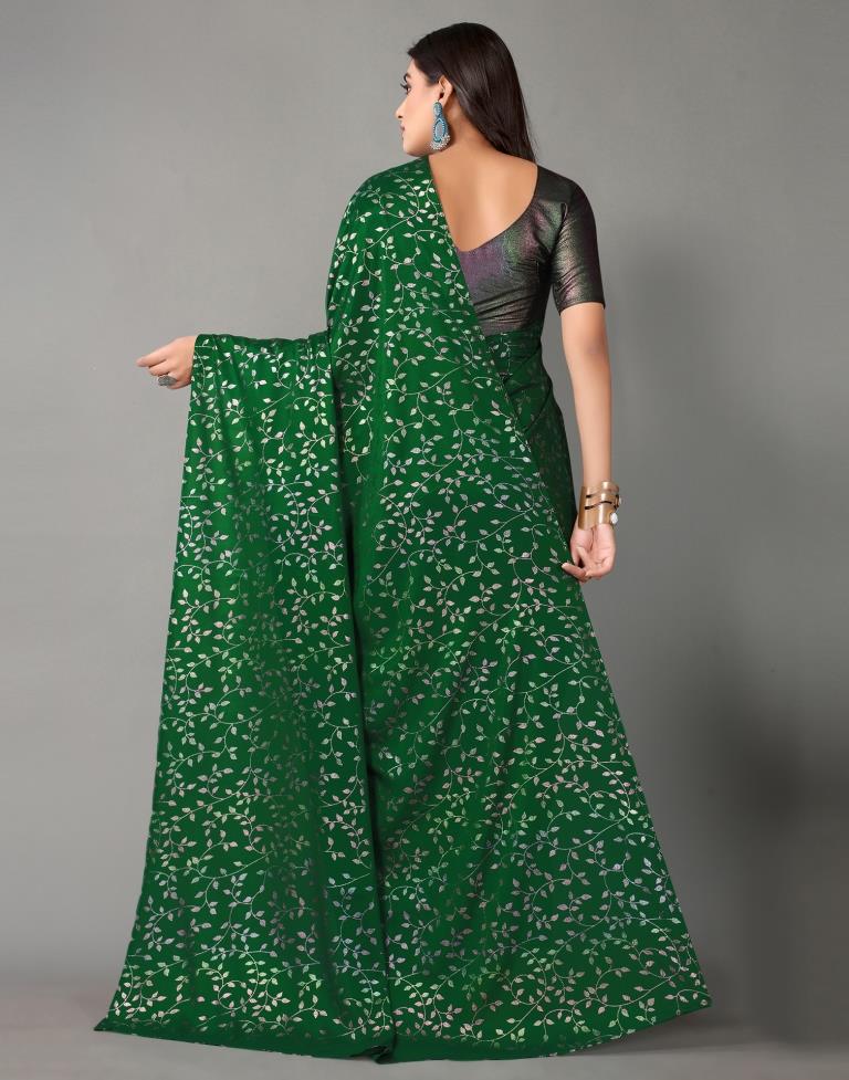 Green Silk Saree | Sudathi