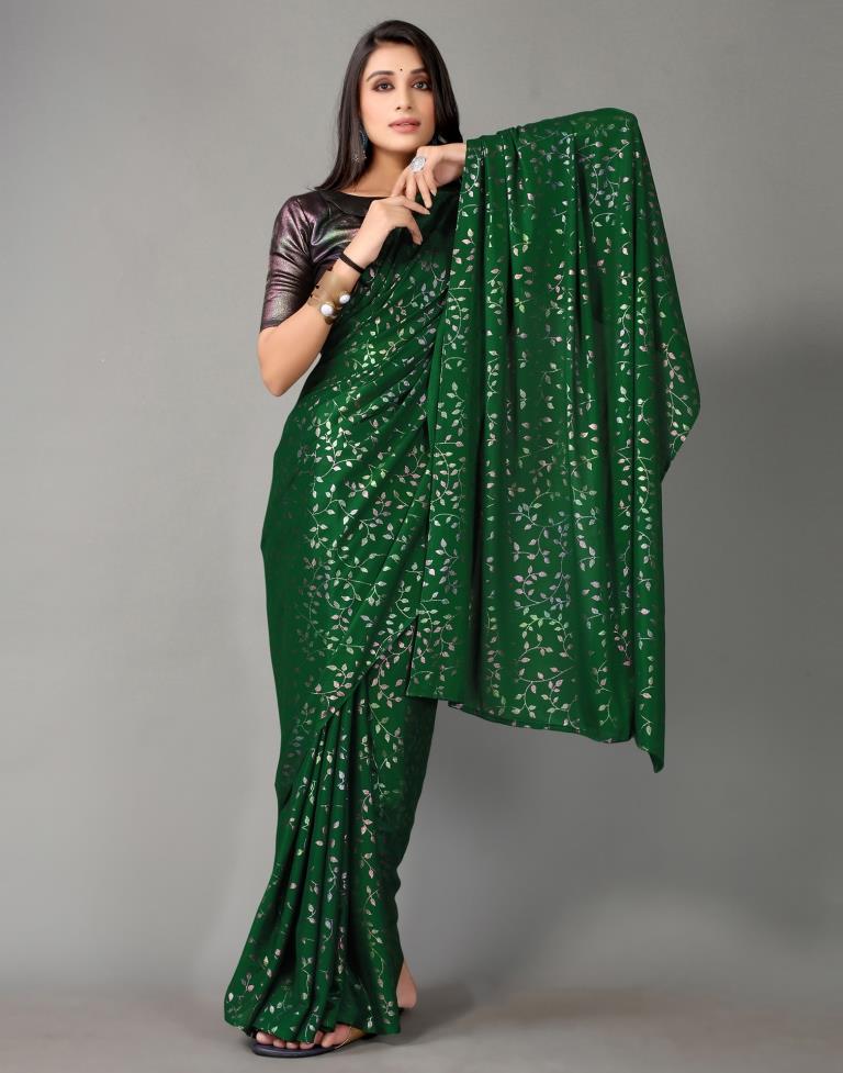 Green Silk Saree | Sudathi