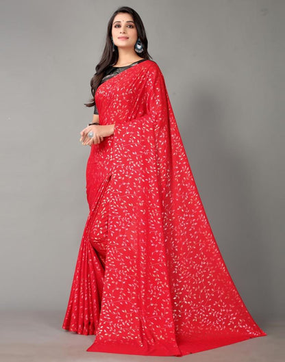 Red Silk Saree | Sudathi
