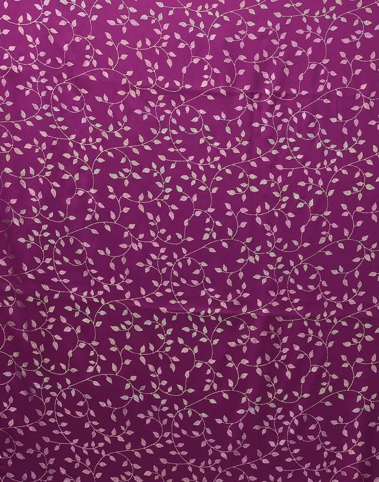 Magenta Silk Saree | Sudathi