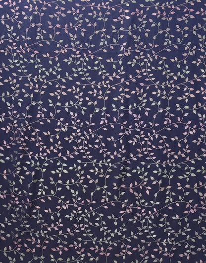 Navy Blue Silk Saree | Sudathi