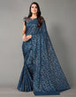 Peacock Blue Silk Saree | Sudathi