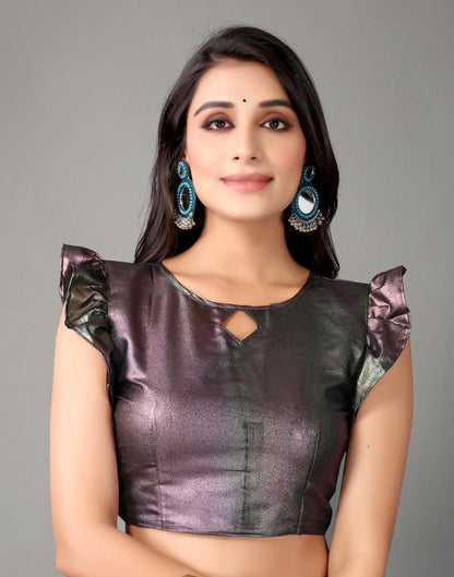 Peacock Blue Silk Saree | Sudathi