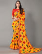Turmeric Yellow And Multicolored Georgette Saree | Sudathi