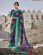 Blue Georgette Saree | Sudathi