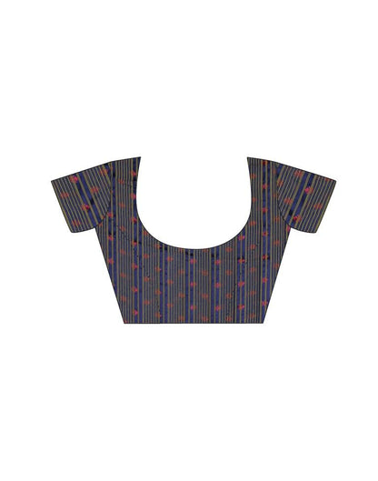 Navy Blue Georgette Saree | Sudathi