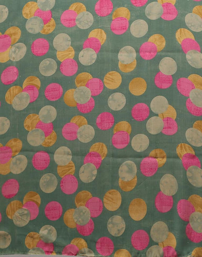 Dusty Green And Multicolored Georgette Saree | Sudathi