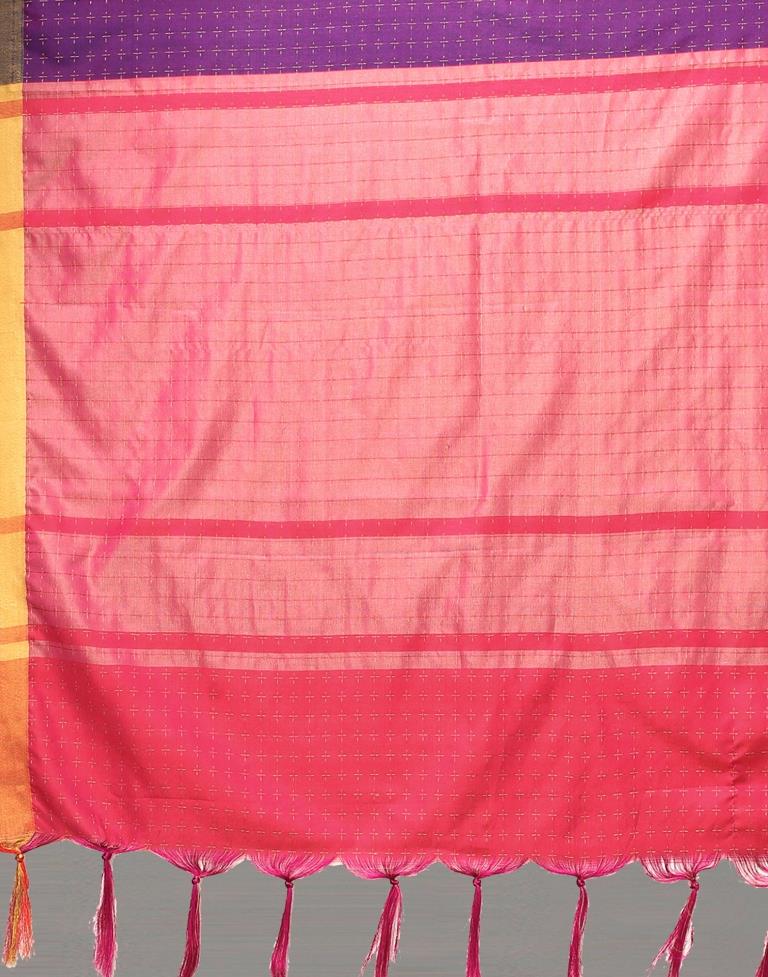 Violet Silk Saree | Sudathi