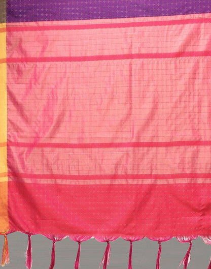 Violet Silk Saree | Sudathi