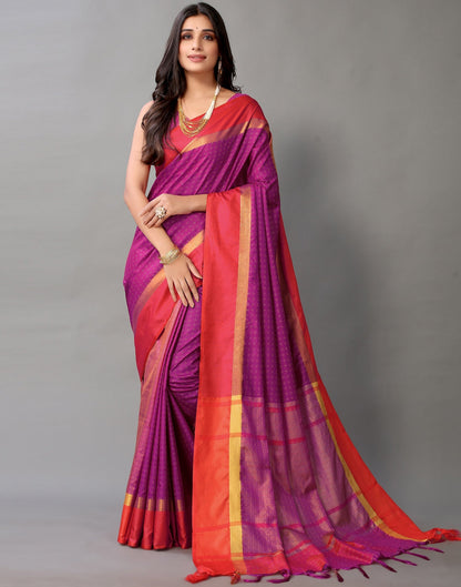 Purple Silk Saree | Sudathi