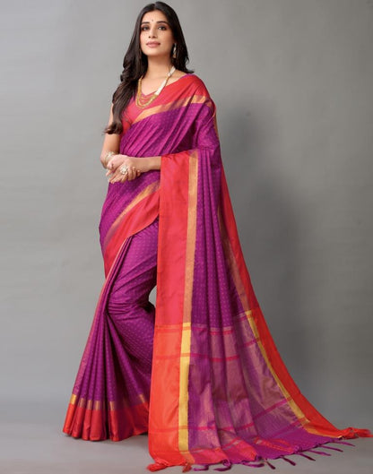 Purple Silk Saree | Sudathi