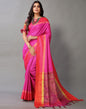 Hot Pink Silk Saree | Sudathi