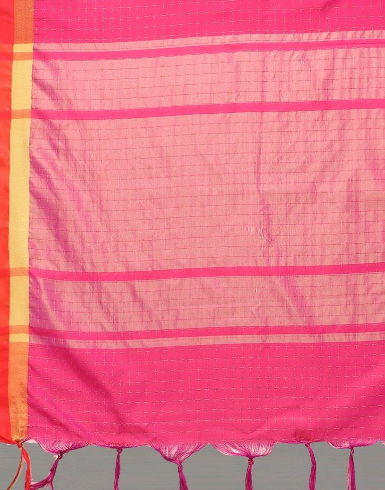 Magenta Silk Saree | Sudathi