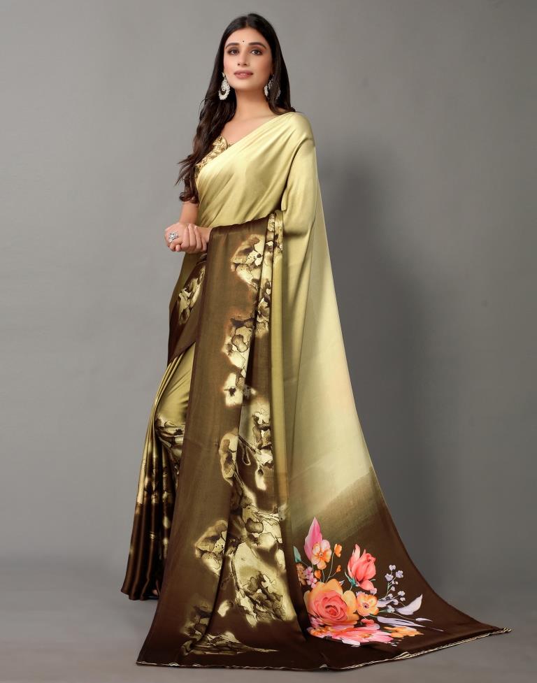 Light Yellow Silk Saree | Sudathi
